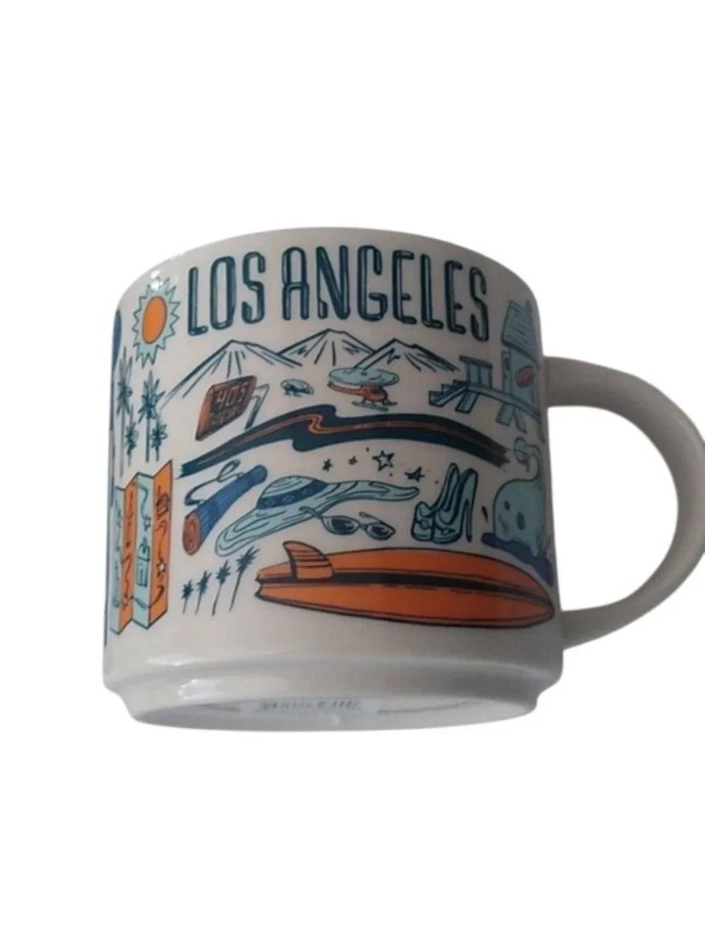 Starbucks Been There Series Los Angeles Mug + Zero Balance GC